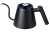 Chaleira Profissional Barista Bico Fino e Longo Gooseneck Com Termômetro Inox Black - Mimo Style