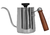 Chaleira Profissional Barista Bico Fino e Longo Gooseneck Com Termômetro Inox e Madeira - Mimo Style