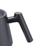 Chaleira Profissional Barista Bico Fino e Longo Gooseneck Com Termômetro Inox Black - Mimo Style - Outlet de Casa