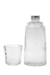 Moringa em Vidro Effect com Tampa e Copo 1 Litro - Outlet de Casa