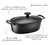 Caçarola Retrô Oval Alça e Tampa em Ferro Fundido 35cm 5L - Panela Mineira - loja online