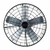 Ventilador Exaustor Axial Industrial 50cm Monofásico 220V Ventisol - Reembalado