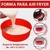 Forma De Silicone Redonda 20,5cm para Air Fry e Mini Fornos Elétricos - Mimo