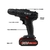 Furadeira e Parafusadeira Sem Fio 36V com 2 Baterias, Kit de Soquetes, Kit de Bits de Chaves e Maleta - BMAX - comprar online