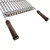Grelha Inox Parrila Luxo Argentina para Churrasqueira 40X50 cm - Grilazer na internet