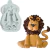 Molde em Silicone Safari 3D - Modelo Leão - Confeitaria e Artesanato