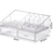 Organizador de Maquiagem Grande com 2 Gavetas e 21 Divisórias - Outlet de Casa