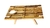 Mesa Petisqueira com Porta Taças e Apoio de Garrafa em Madeira Teca 46x30cm - comprar online