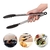 Pegador Multiuso de Silicone Com Cabo em Aço Inox Preto 27,5cm - Mimo Style