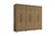 Guarda-Roupa 6 Portas e 5 Gavetas 2,39 x 2,7m 100% MDF - loja online