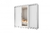 Guarda-Roupa 3 Portas de Correr, 5 Gavetas e Espelho 2,34 x 2,43m - comprar online