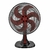 Ventilador de Mesa Turbo 40cm 6 Pás Vermelho Ventisol 127V - Reembalado