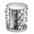 Conjunto Porta Condimentos com Suporte Inox Giratório (12 Peças)