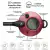 Panela de Pressão Superflon 7 Camadas com Visor de Vidro e Fechamento Externo 4,5L Cereja - MTA - comprar online