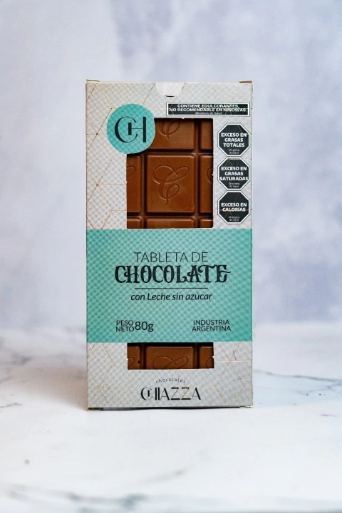 Tableta de Chocolate Con Leche Sin Azúcar. - comprar online