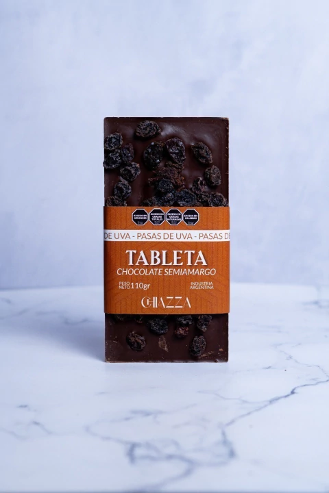 Tableta Pasas Chocolate Semiamargo - comprar online