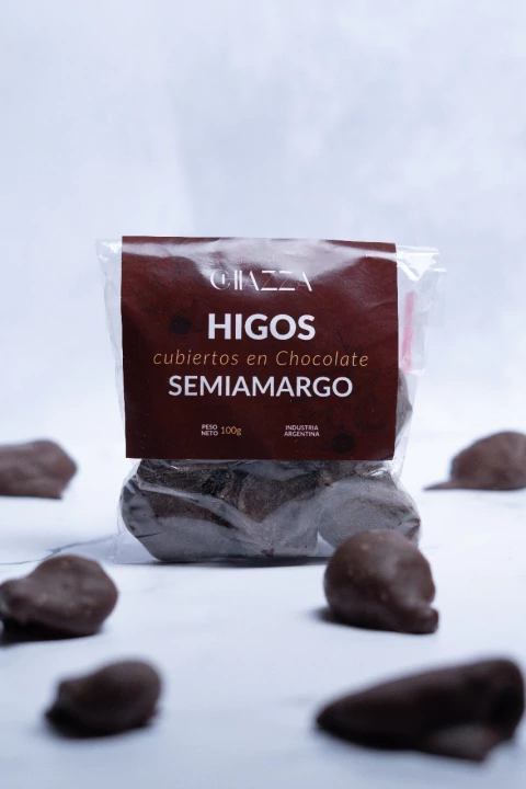 Higos bañados con chocolate semiamargo - comprar online