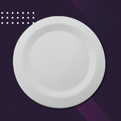 Plato polymer blanco - comprar online