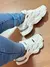 Tenis Branco/prata Ref 067