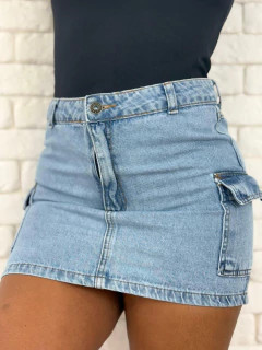 Saia Jeans Cargo Ref 004