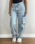 Calça Jeans Wide Leg Cargo GL Ref 572