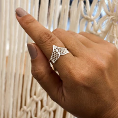 Anel Cauda Desenhada