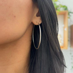 Argola Fio Quadrado 5 cm