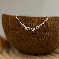 Pulseira Infinito Olho Grego