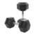 PAR MANCUERNA CROMADA HEXAGONAL RECUBIERTA EN GOMA DUMBELL 20 Kg