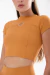 CROPPED ESPORTIVO AMARELO OCRE - Pepper