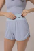 SHORT ESPORTIVO AZUL CLARO