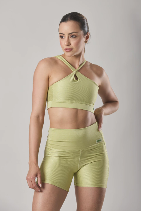TOP UM OMBRO VERDE