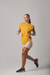 BLUSA MANGA MORCEGO AMARELO OCRE