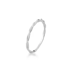 Anel Prata 925 Trançado detalhes - comprar online