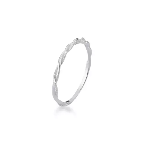 Anel Prata 925 Trançado detalhes - comprar online