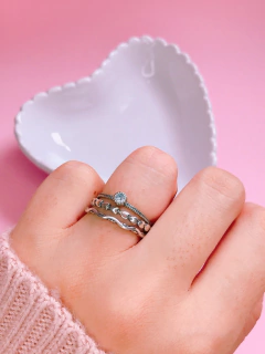 Anel aparador corações - Sabrina Pratas | Joias delicadas em prata 925