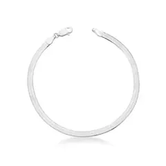 Pulseira Prata laminada fio 040