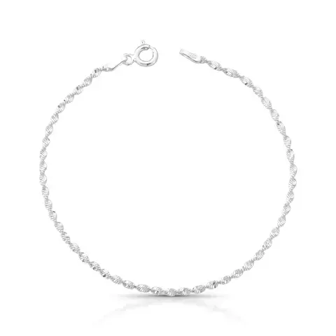 Pulseira Prata 925 Torcida laminada - comprar online