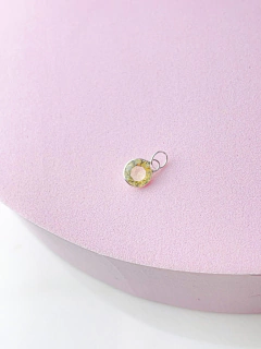 Pingente extra zircônia redondo 5mm - Sabrina Pratas | Joias delicadas em prata 925