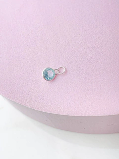 Pingente extra zircônia redondo 5mm - loja online