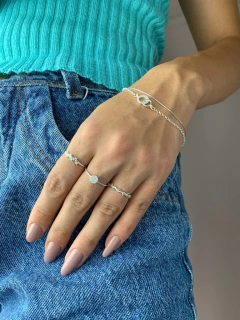 Anel Redondo cravejado - loja online