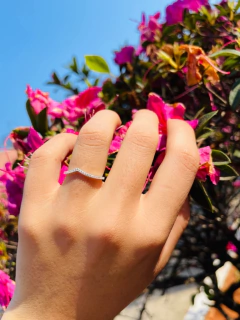 Anel Chevron Cravejado - comprar online