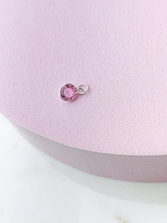 Pingente extra zircônia redondo 5mm na internet