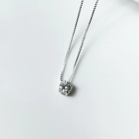 Colar ponto de luz redondo galeria