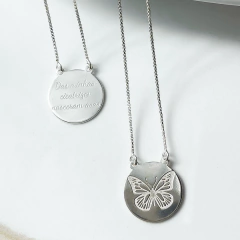 Colar escapulário borboleta/cicatrizes - comprar online