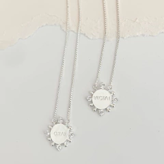 Escapulário Prata Orai e Vigiai - comprar online