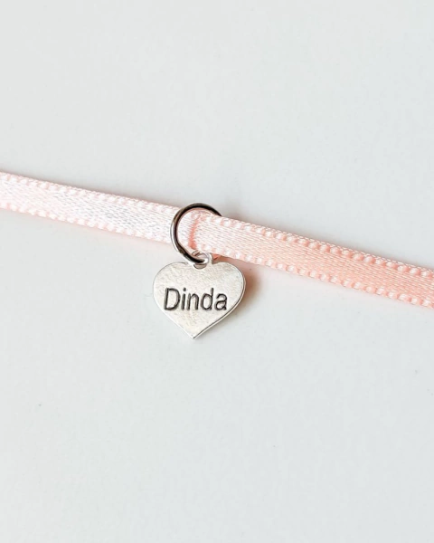 Pingente Prata 925 coração dinda - comprar online