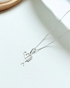 Colar Prata 925 Tesoura e pente - loja online