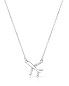 Colar Prata 925 avião cravejado - comprar online