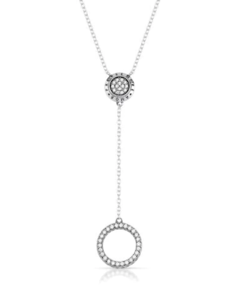 Colar Prata 925 círculos envelhecidos - comprar online